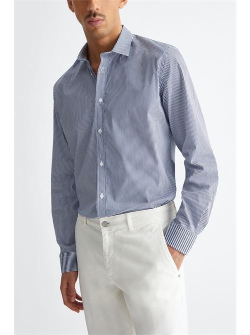 CAMICIA SLIM VERTISHIRT LIU JO | M124P201VERTISHIRT/DARK BLUE 701